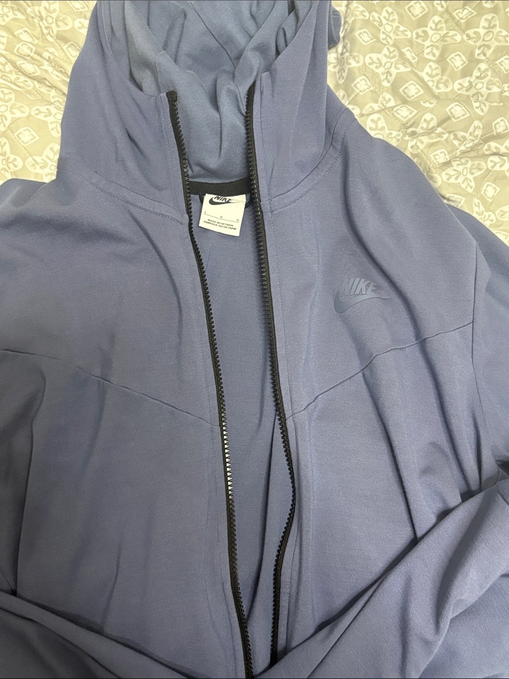 Nike Light Blue  Full-Zip Hoodie